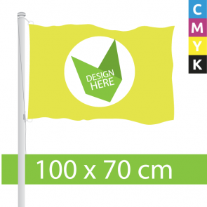 Vlaggen 100 x 70 cm bedrukken? Goedkoopste van Nederland!