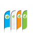 Beachvlag Small