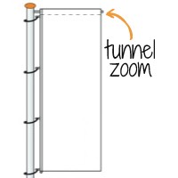 Tunnel boven plat 6 cm
